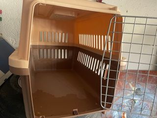 2° set di trasportini per cani marrone, beige e beige blu