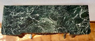 Mesa consola bronce mármol