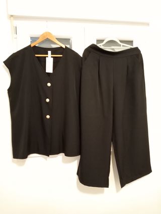 Traje chaleco y pantalón 