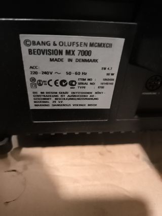 TV Bang & Olufsen MX7000 - Retro Gaming