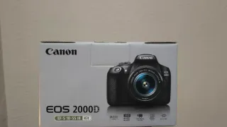 Canon EOS 2000D + 2 Objetivos - Cámara réflex