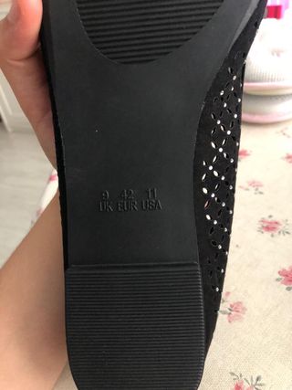Bailarinas Primark negras talla 41