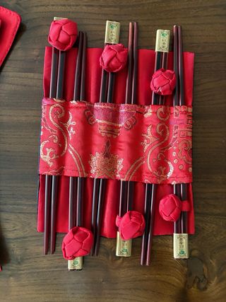 6 Manteles individuales + palillos