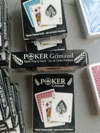  12 Barajas Grimaud Poker 100% plásticas 