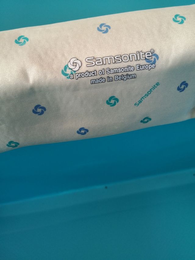 Maleta Samsonite rígida teal