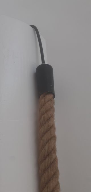 Lámpara de cuerda / yute beige