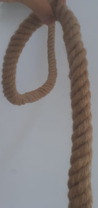 Lámpara de cuerda / yute beige