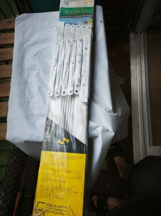 Tendedero extensible blanco Saivic 90cm