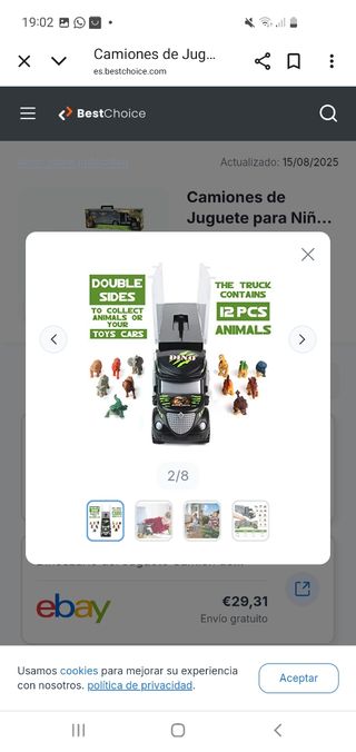 Camión Dino Transporte