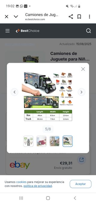Camión Dino Transporte