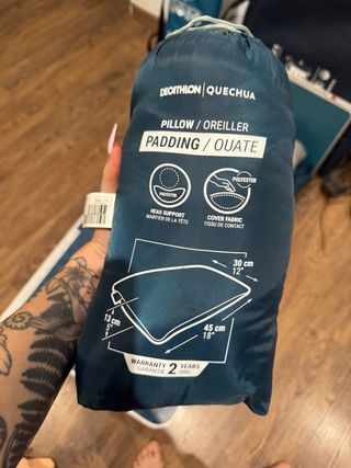 Almohada Quechua camping 45x30cm