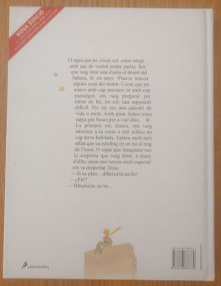 Libro El Petit Príncep, de Saint Exupéry