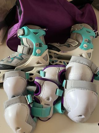 Patines Oxelo infantiles + protecciones