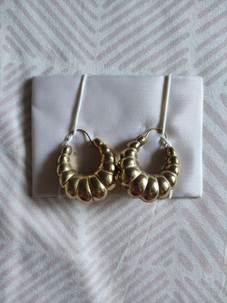 Pendientes aro dorados