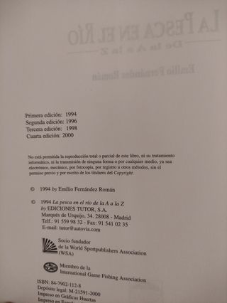 LA PESCA EN EL RÍO DE LA A A LA Z (Spanish Edit...
