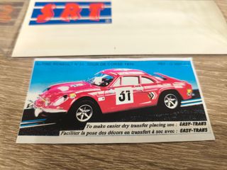 Alpine Renault A110 Slot Racing Team