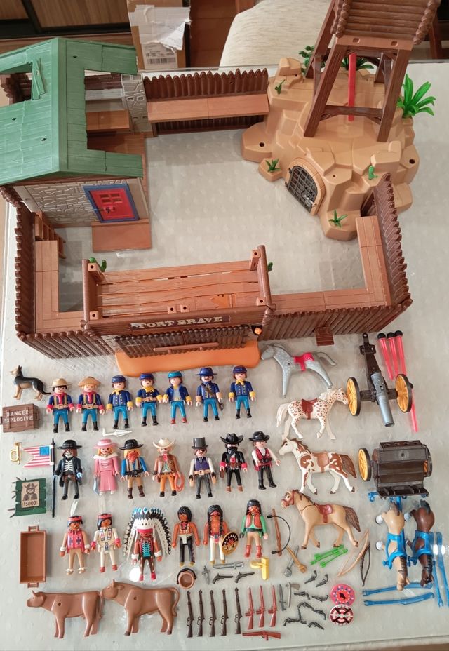 Super lote Playmobil Wild West Oeste