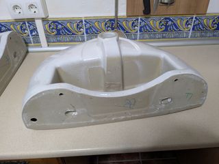 Pie de lavabo VICTORIA blanco