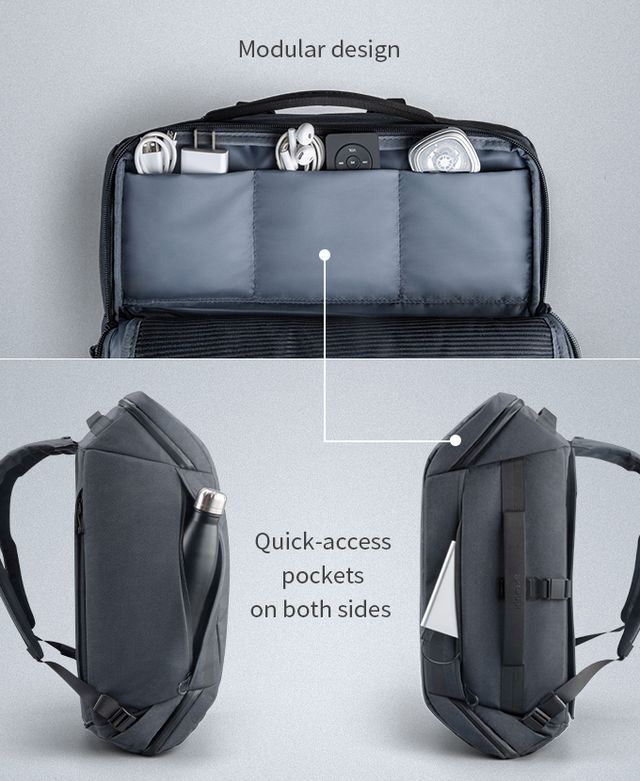 Zaino da viaggio da 40 litri con accessori