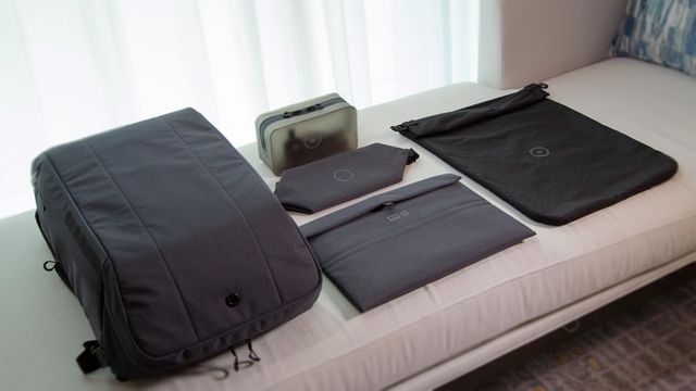 Zaino da viaggio da 40 litri con accessori