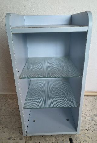 Mueble baño azul IKEA