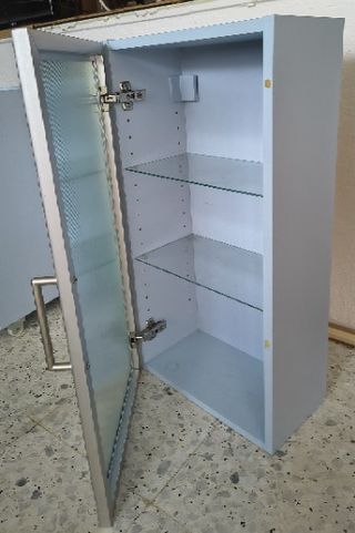 Mueble baño azul IKEA