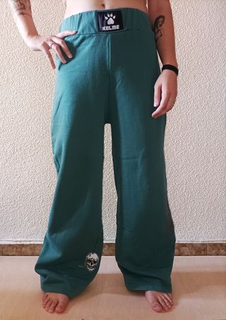 Pantalones KELME - Chándal verde azulado