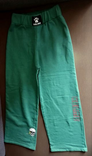 Pantalones KELME - Chándal verde azulado