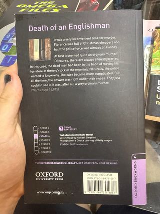 Libro Death of an Englishman