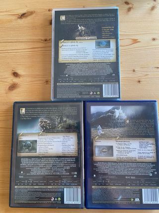 DVDs Trilogía El Señor de los Anillos
