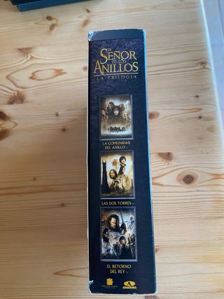DVDs Trilogía El Señor de los Anillos