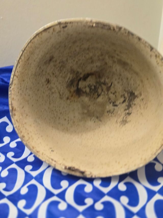 Casco militar antiguo. Años 50 francés.