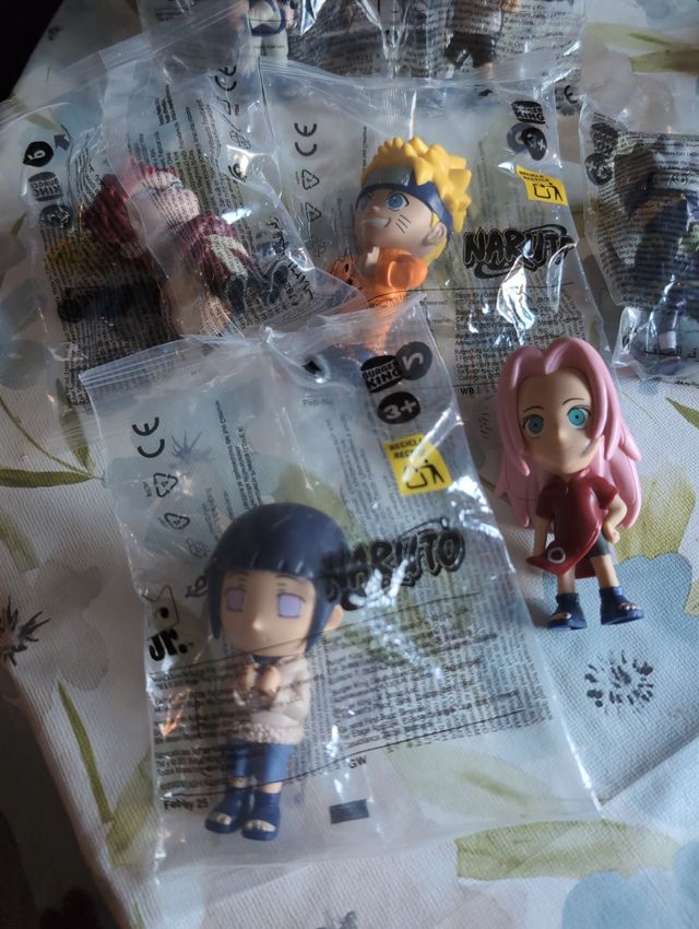8 Figuras Naruto Burger King