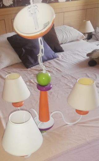 Lámpara de techo y de mesita de noche infantil-juv