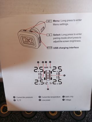 TPMS Jansite - Sistema Monitor Presión Neumáticos