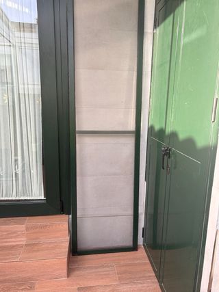 Mosquitera corredera verde