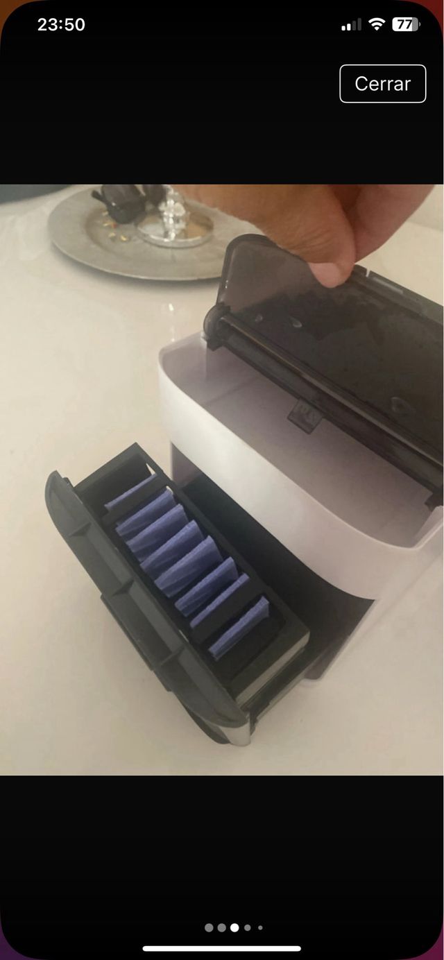 Mini ventilador - Portátil Blanco/Gris