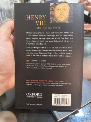 Libro “Henry VIII and the six wives” (oxford)