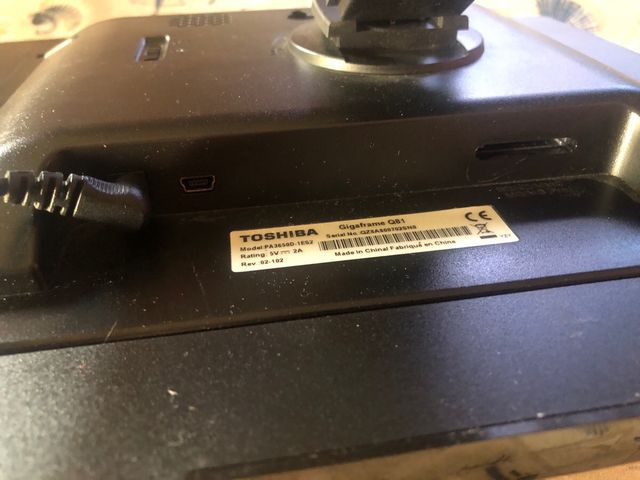 Marco digital Toshiba - Negro