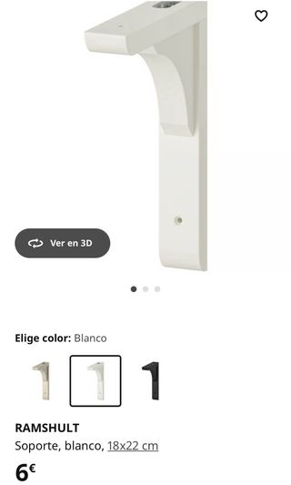 Estantería IKEA BERGSHULT blanca