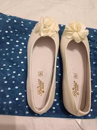 Zapatos niña Bubble Bobble blancos