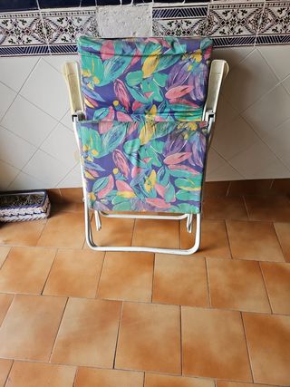 Silla Plegable de Tela - Multicolor