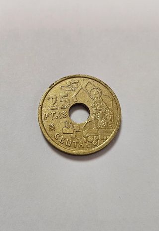 Moneda 25 Ptas Ceuta 1998