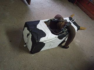 Disfraz de toro mecánico