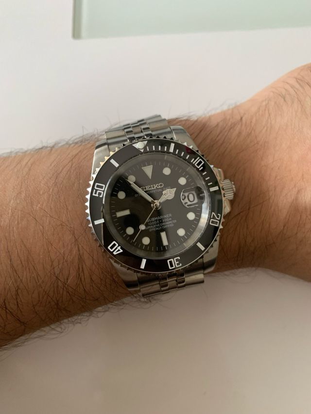 Reloj Seiko Submarino Negro