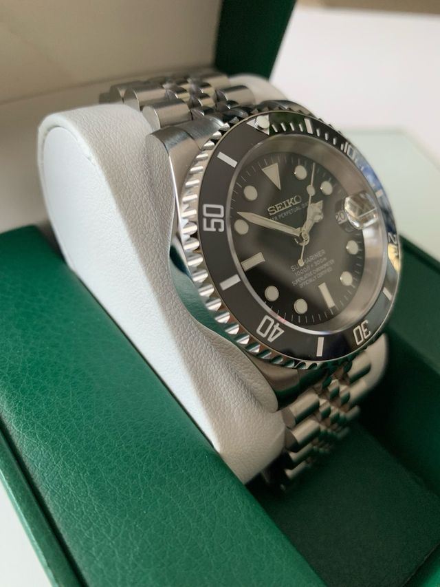 Reloj Seiko Submarino Negro