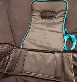 Transportín mascotas beige-teal