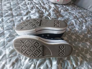 Converse negros plataforma