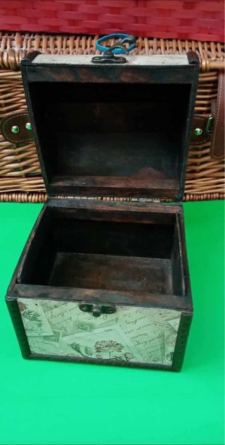 Scatola in legno vintage
