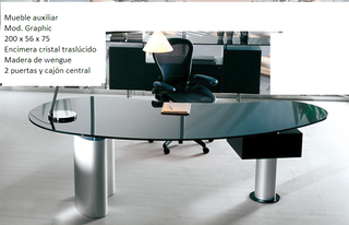 Escritorio y Mueble Aux. oficina Cattelan Italia